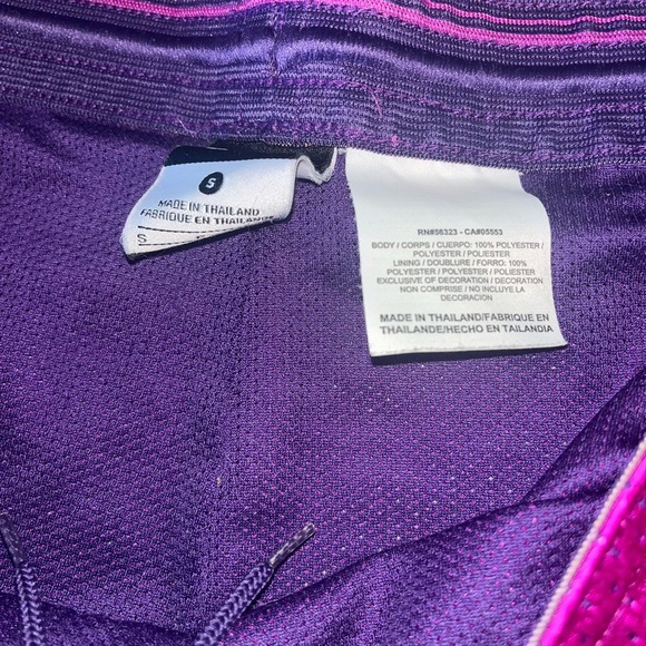 Lot of 2 Nike Shorts Womens Small Running Athletic Drawstring Pink Purple - Picture 4 of 7